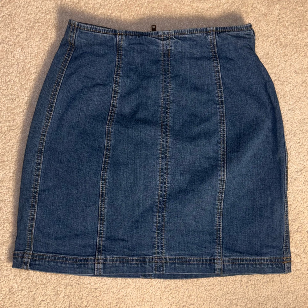 Kendall & Kylie Blue Denim Mini Skirt